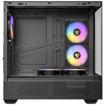 foto de CAJA ANTEC CX705 ARGB MID-TOWER ATX PANORAMICA 270º 5XVENT 120MM PWM