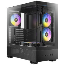 foto de CAJA ANTEC CX705 ARGB MID-TOWER ATX PANORAMICA 270º 5XVENT 120MM PWM