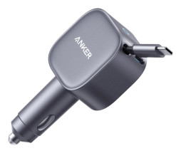 foto de CARGADOR DE COCHE ANKER DE COCHE 75W CON CABLE USB-C RETRACTIL