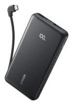 foto de POWERBANK ANKER 10000 MAH 30W CON CON CABLE USB-C INTEGRADO