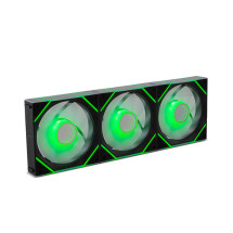 foto de VENTILADOR NOX HUMMER PRO LINK KIT 3XVENT ARGB MAGNETICO NEGRO
