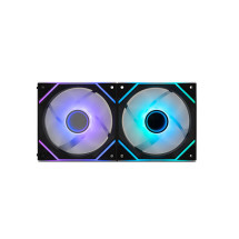 foto de VENTILADOR NOX HUMMER PRO LINK KIT 3XVENT ARGB MAGNETICO NEGRO