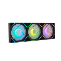 foto de VENTILADOR NOX HUMMER PRO LINK KIT 3XVENT ARGB MAGNETICO NEGRO
