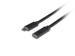 foto de CABLE LANBERG USB-C 3.1 MACHO/HEMBRA 1.5M NEGRO
