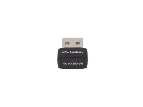 foto de ADAPTADOR Â RED LANBERG USB 2.0 WIFI 6 AX300 2.4GHZ 300MB/S NANO