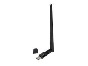 foto de ADAPTADOR RED LANBERG USB 2.0 WIFI6 DUAL BAND AX900 2.4/5GHZ 600MB/S ANTENA EXT
