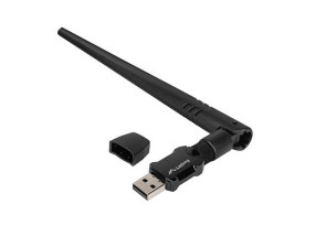 foto de ADAPTADOR RED LANBERG USB 2.0 WIFI6 DUAL BAND AX900 2.4/5GHZ 600MB/S ANTENA EXT