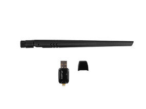foto de ADAPTADOR RED LANBERG USB 2.0 WIFI6 DUAL BAND AX900 2.4/5GHZ 600MB/S ANTENA EXT