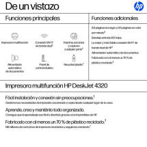 foto de HP DeskJet 4320 Inal?mbrico All-in-One Color Impresora, Instant Ink