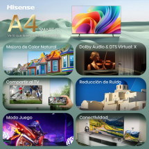 foto de TV HISENSE 40A4S 40 FHD SMART TV DOLBY AUDIO MODO JUEGO AIRPLAY