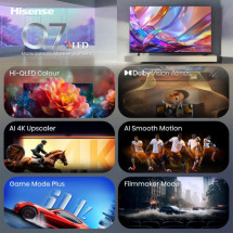 foto de TV HISENSE 65Q7S 65 UHD 4K QLED DOLBY VISION ATMOS MODO JUEGO PLUS HDR10+