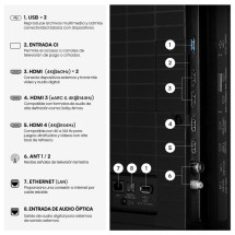 foto de TV HISENSE 75E8S 75 UHD 4K MINILED GAMING 144HZ DOLBY VISION ATMOS HDR10+