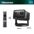 foto de PROYECTOR TRICHROMA HISENSE C3 4K UHD 300 2500 LUMENES DOLBY VISION IMAX