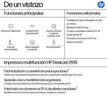 foto de HP DeskJet 2910 Inal?mbrico All-in-One Color Impresora, Instant Ink