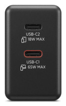 foto de CARGADOR LENOVO DUAL USB-C 65W 1.5M