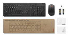 foto de KIT TECLADO RATON LENOVO ESSENTIAL WIRELESS GEN2 AI ESP