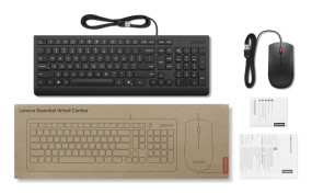 foto de KIT TECLADO RATON LENOVO ESSENTIAL CON CABLE AI ESP