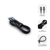 foto de CABLE OPTIMUS 60W C-C 1M BLACK
