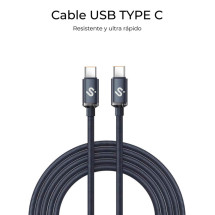 foto de CABLE OPTIMUS 60W C-C 1M BLACK