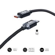 foto de CABLE OPTIMUS 60W C-C 1M BLACK
