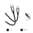 foto de CABLE PLUS 100W C-C 1M BLACK