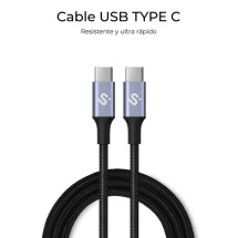 foto de CABLE PLUS 100W C-C 1M BLACK