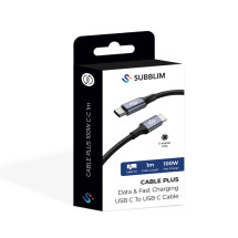 foto de CABLE PLUS 100W C-C 1M BLACK