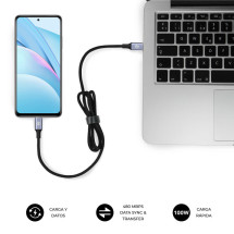 foto de CABLE PLUS 100W C-C 1M BLACK