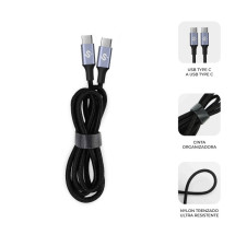 foto de CABLE PLUS 100W C-C 1M BLACK
