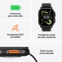 foto de SMARTWATCH APPLE WATCH ULTRA 3 49MM TITANIUM NATURAL