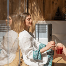 foto de AIRE ACONDICIONADO PORTATIL CECOTEC 8168 12000BTU BOMBA CALOR WIFI TACTIL MANDO