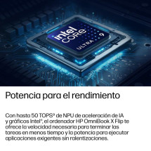 foto de PORTATIL HP OMNIBOOK X FLIP 2in1 14-KB0013NS U9 386H 32GB 1TB 14 W11H