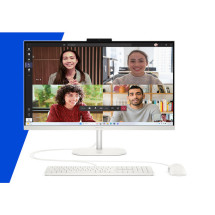 foto de HP OmniStudio All-in-One Desktop 27-cv0012ns PC AMD Ryzen? 5 40 68,6 cm (27) 1920 x 1080 Pixeles 16 GB LPDDR5-SDRAM 1 TB SSD FreeDOS Wi-Fi 7 (802.11be) Blanco