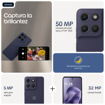 foto de SMARTPHONE MOTOROLA MOTO G17 POWER 4GB/256GB EVENING BLUE