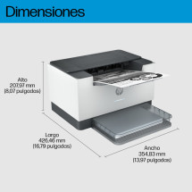 foto de HP LaserJet M207dw Inal?mbrico Blanco y negro Impresora, A doble cara