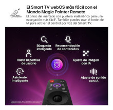 foto de TV LG 65QNED81B6A.AEU 65 QNED EVO MINILED PEANA CENTRAL WIFI HDMI X3