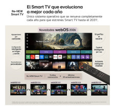 foto de TV LG 43QNED81B6C.AEU 43 QNED EVO MINILED PATAS LATERALES WIFI HDMI X3