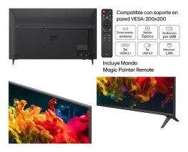 foto de TV LG 43QNED81B6C.AEU 43 QNED EVO MINILED PATAS LATERALES WIFI HDMI X3
