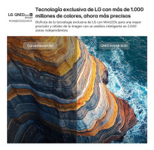 foto de TV LG 43QNED81B6C.AEU 43 QNED EVO MINILED PATAS LATERALES WIFI HDMI X3