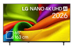 foto de TV LG 65NU8E0B3LA.AEU 65 NANO UHD PATAS LATERALES WIFI HDMI X3