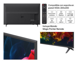 foto de TV LG 50QNED81B6C.AEU 50 QNED EVO MINILED PATAS LATERALES WIFI HDMI X3