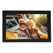 foto de Denver PFF-1037 10,1'' digitaler Bilderrahmen schwarz marco fotogr?fico digital Negro 65 cm (25.6) Pantalla t?ctil Wifi