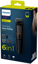foto de AFEITADORA PHILIPS MG3710/15 6 ACCESORIOS 60 IN NEGRO