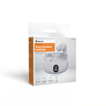 foto de AURICULARES BLUETOOTH DENVER INALAMBRICOS CON EFECTO DE LUZ BLANCO