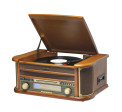 foto de TOCADISCOS DENVER MCR-50MK3 USB CON SOFTWARE DE GRABACION PARA PC RETRO