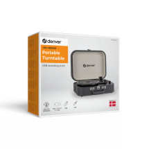foto de TOCADISCOS DENVER VPL130DGR USB CON SOFTWARE DE GRABACION PARA PC