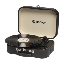 foto de TOCADISCOS DENVER VPL130DGR USB CON SOFTWARE DE GRABACION PARA PC