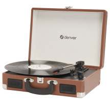 foto de TOCADISCOS DENVER USB CON SOFTWARE DE GRABACION PARA PC MARRON