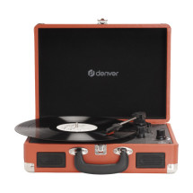 foto de TOCADISCOS DENVER USB CON SOFTWARE DE GRABACION PARA PC ROJO