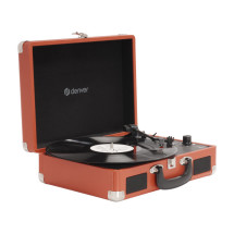 foto de TOCADISCOS DENVER USB CON SOFTWARE DE GRABACION PARA PC ROJO